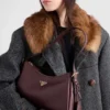 Prada Aimae Medium Leather Shoulder Bag