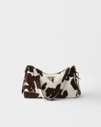 Prada Aimae Medium Printed Leather Shoulder Bag