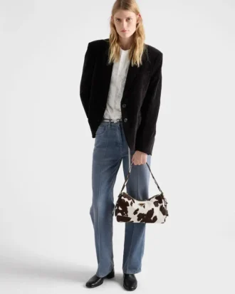 Prada Aimae Medium Printed Leather Shoulder Bag