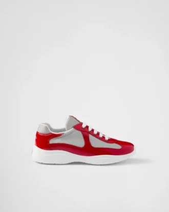 Prada America’s Cup Biker Fabric Sneakers