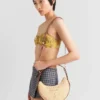 Prada Arqua Crochet Shoulder Bag