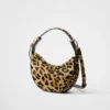 Prada Arqua Printed Leather Shoulder Bag