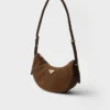 Prada Arqua Small Nubuck Leather Bag