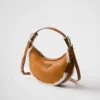 Prada Arqua Small Shearling Shoulder Bag
