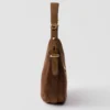 Prada Arqua Suede Shoulder Bag