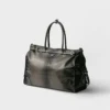 Prada Bonnie Antiqued Leather Tote Bag