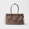 Prada Bonnie Large Leather Handbag