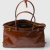 Prada Bonnie Large Leather Handbag