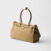 Prada Bonnie Large Nubuck Leather Handbag