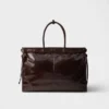 Prada Bonnie Leather Tote Bag