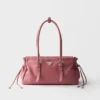 Prada Bonnie Medium Antiqued Leather Tote Bag