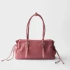 Prada Bonnie Medium Antiqued Leather Tote Bag