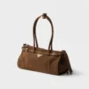Prada Bonnie Medium Nubuck Leather Handbag