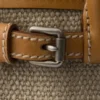 Prada Bonnie Small Linen and Leather Handbag