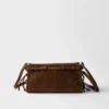 Prada Bonnie Small Suede Shoulder Bag