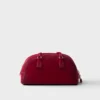 Prada Bowling Medium Suede Bag