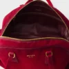 Prada Bowling Medium Suede Bag
