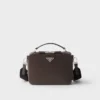 Prada Brique Medium Saffiano Leather Bag