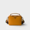 Prada Brique Medium Saffiano Leather Bag