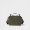 Prada Brique Medium Saffiano Leather Bag
