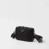 Prada Brique Re-Nylon and Saffiano Leather Bag