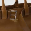 Prada Buckle Large Leather Handbag with Belt