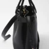 Prada Buckle Large Leather Handbag with Belt