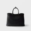 Prada Buckle Leather Bag with Belt