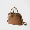 Prada Buckle Small Leather Handbag with Belt