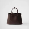 Prada Buckle Small Leather Handbag with Belt