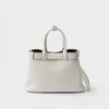 Prada Buckle Small Leather Handbag with Belt