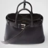 Prada Buckle Small Leather Handbag with Belt