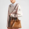 Prada Buckle Small Leather Handbag with Belt