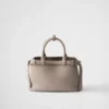 Prada Buckle Small Leather Handbag with Double Belt