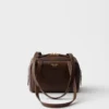 Prada Carry Antiqued Leather Top-Handle Mini-Bag