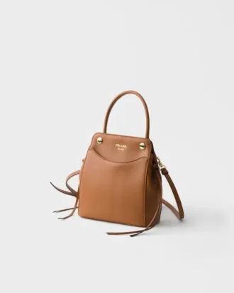 Prada Carry Mini Leather Handbag