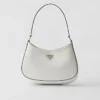 Prada Cleo Brushed Leather Shoulder Bag