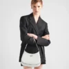 Prada Cleo Brushed Leather Shoulder Bag