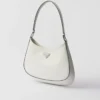 Prada Cleo Brushed Leather Shoulder Bag
