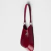 Prada Cleo Brushed Leather Shoulder Bag
