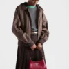 Prada Cleo Brushed Leather Shoulder Bag