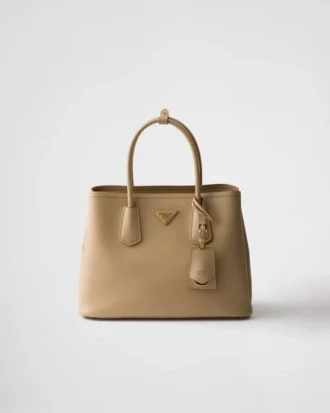 Prada Double Medium Saffiano Leather Bag