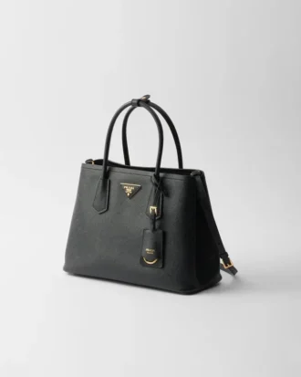 Prada Double Medium Saffiano Leather Bag