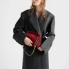 Prada EnchaîNa Mini Suede Bag