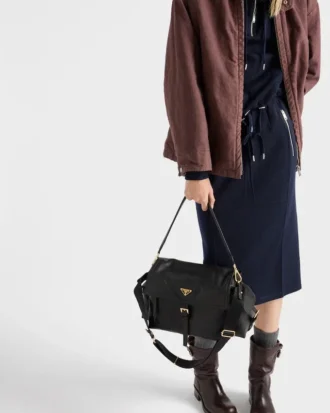 Prada Explore Large Nappa Leather Shoulder Bag with Flap