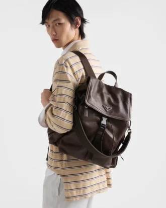 Prada Explore Leather Backpack