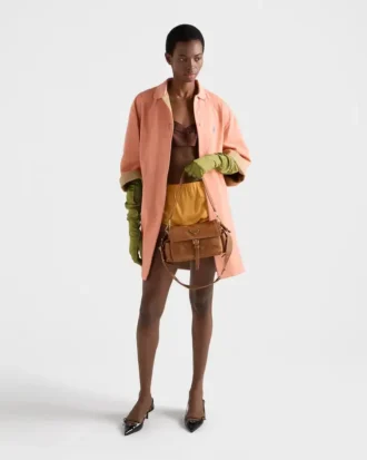 Prada Explore Medium Nappa Leather Shoulder Bag with Flap