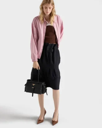 Prada Explore Medium Nappa Leather Tote Bag