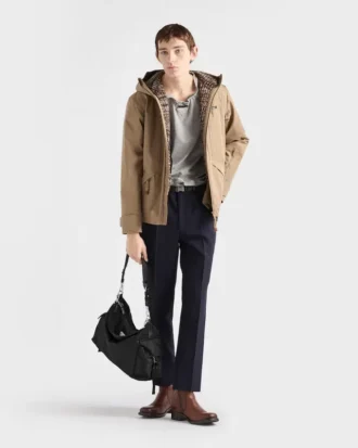 Prada Explore Re-Nylon and Leather Bag