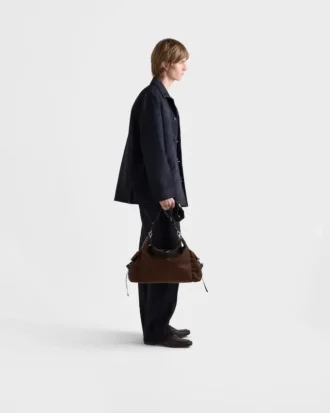 Prada Explore Re-Nylon and Leather Bag